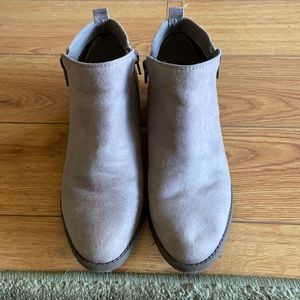 Grey booties